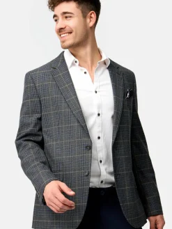 Jeff Sakkos<Herren Sakko - JFCaleb anthrazit uni