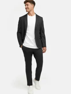 Jeff Sakkos<Herren Sakko - JFMax grau anthrazit uni