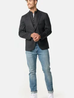 Jeff Anzüge<Herren Sakko - JFTom marine mehrfarbig uni