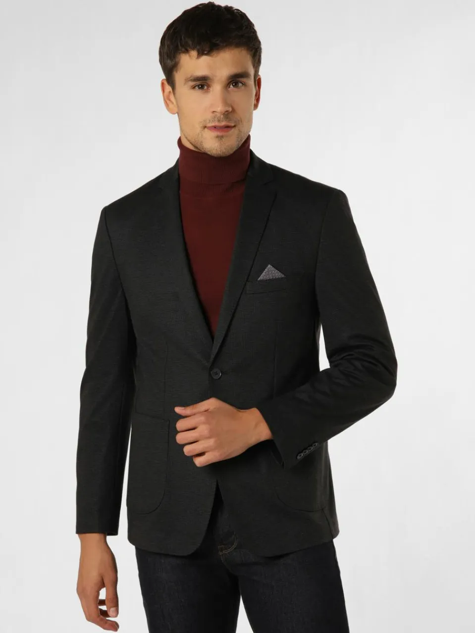 Finshley & Harding Sakkos|Anzüge<Herren Sakko - Maarten anthrazit meliert