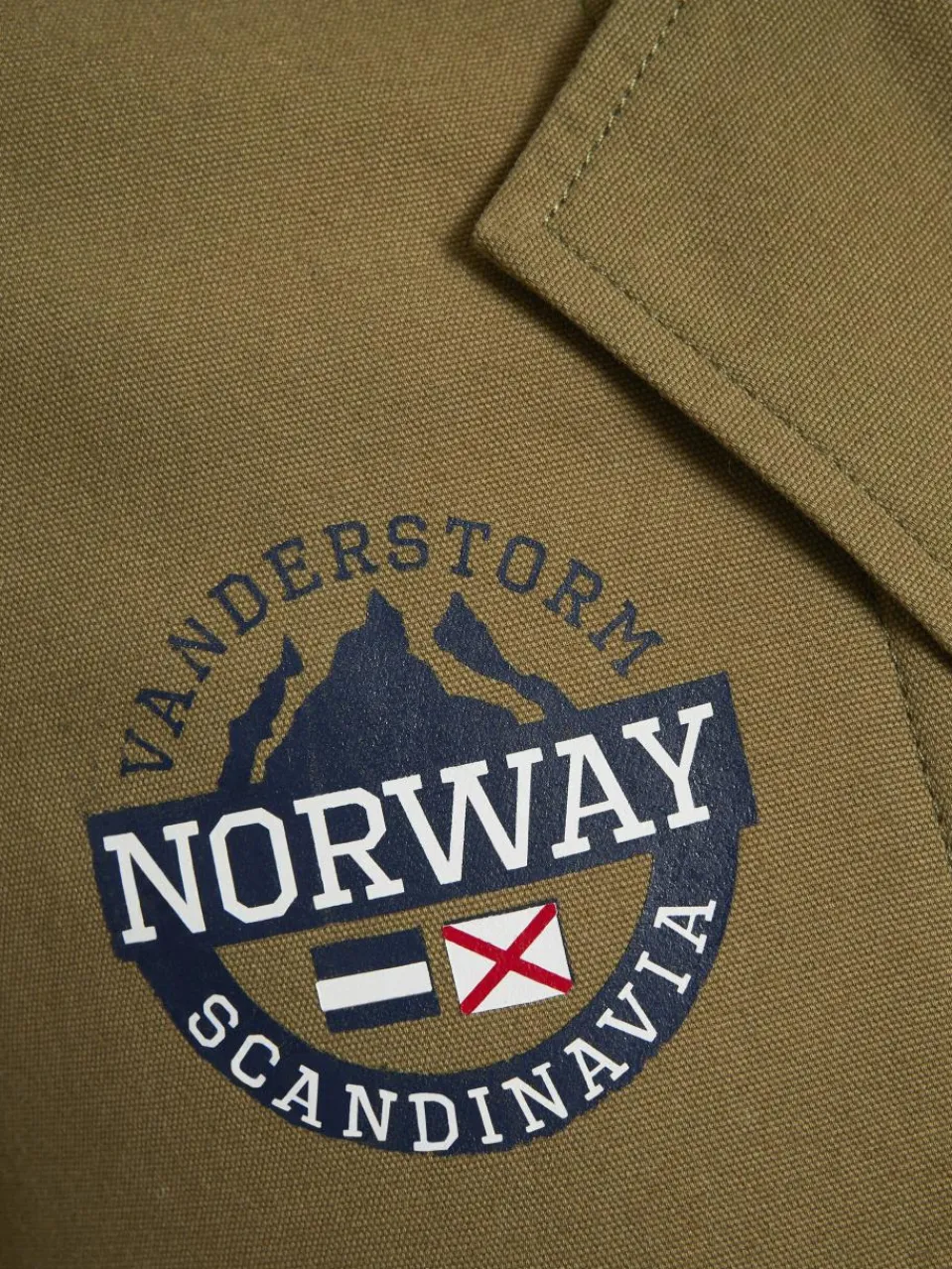 Jan Vanderstorm Sakkos<Herren Sakko - MARINUS oliv bedruckt