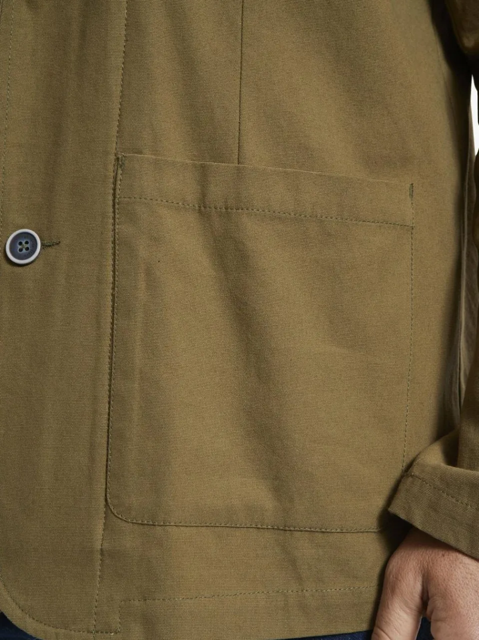 Jan Vanderstorm Sakkos<Herren Sakko - MARINUS oliv bedruckt