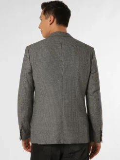 Finshley & Harding Sakkos<Herren Sakko - Melvin schwarz hellgrau kariert