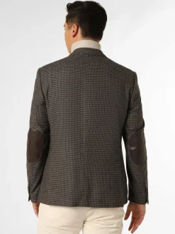 Finshley & Harding Sakkos<Herren Sakko - Melvin-P taupe marine kariert