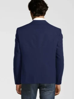 Steffen Klein Anzüge<Herren Sakko - Slim Fit blau uni