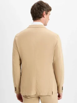 Nils Sundström Baukasten-Anzüge<Herren Sakko mit Leinenanteil beige uni