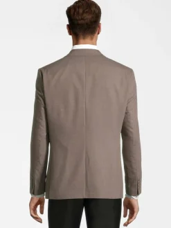 Steffen Klein Sakkos|Anzüge<Herren Sakko Slim Fit beige uni