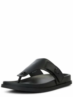 Herren KARL LAGERFELD Freizeit-Schuhe>Herren Sandalen aus Leder - Kaden
