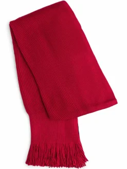 Nils Sundström Schals & Tücher<Herren Schal rot uni