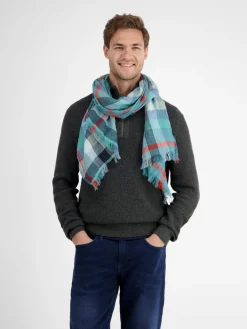 LERROS Schals & Tücher<Herren Schal blau kariert