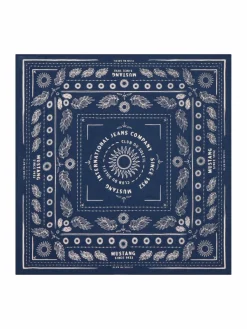 Mustang Schals & Tücher<Herren Schal blau uni