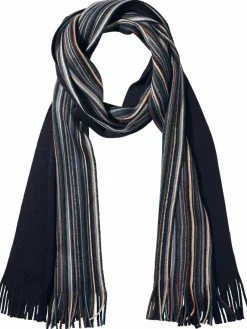 Charles Colby Schals & Tücher<Herren Schal - LORD RUTHERS blau gestreift