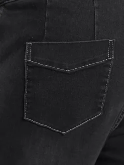 Charles Colby Jeans<Herren Schlupfjeans - BARON TECEL schwarz uni