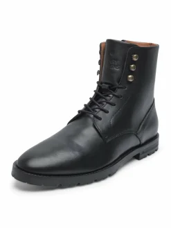 Henry Stevens Boots & Stiefeletten<Herren Schnürboots – Wallace PDB schwarz uni