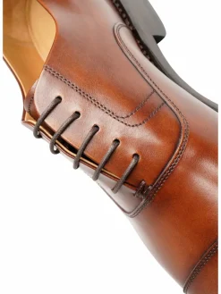 Henry Stevens Business-Schuhe|Freizeit-Schuhe<Herren Schnürer – Winston CO braun uni