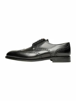 Henry Stevens Business-Schuhe|Freizeit-Schuhe<Herren Schnürer – Winston FBD schwarz uni