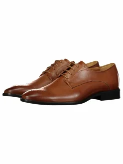 Roy Robson Business-Schuhe<Herren Schnürschuh cognac uni