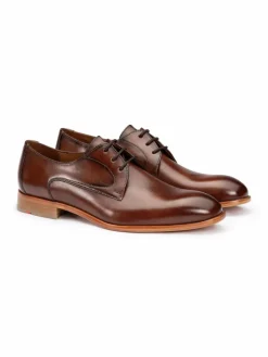 Lloyd Freizeit-Schuhe<Herren Schnürschuh - STANTON cognac uni