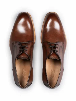 Lloyd Freizeit-Schuhe<Herren Schnürschuh - STANTON cognac uni