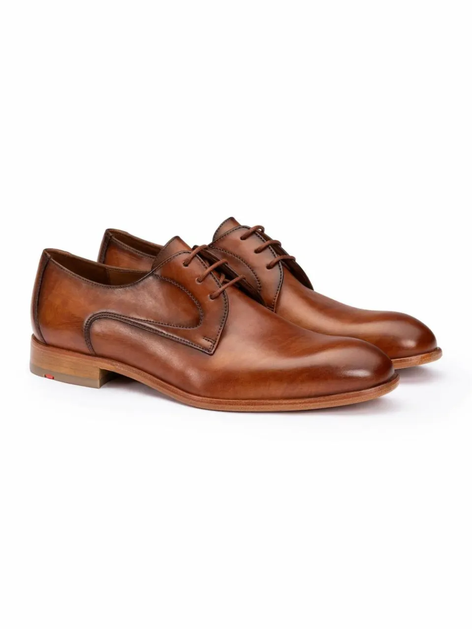 Lloyd Freizeit-Schuhe<Herren Schnürschuh - STANTON cognac uni