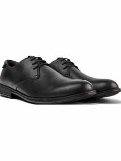 Camper Business-Schuhe|Freizeit-Schuhe<Herren Schnürschuhe - Mil schwarz uni