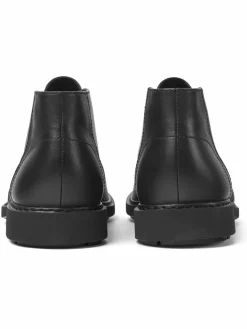 Camper Freizeit-Schuhe<Herren Schnürschuhe - Neuman schwarz uni