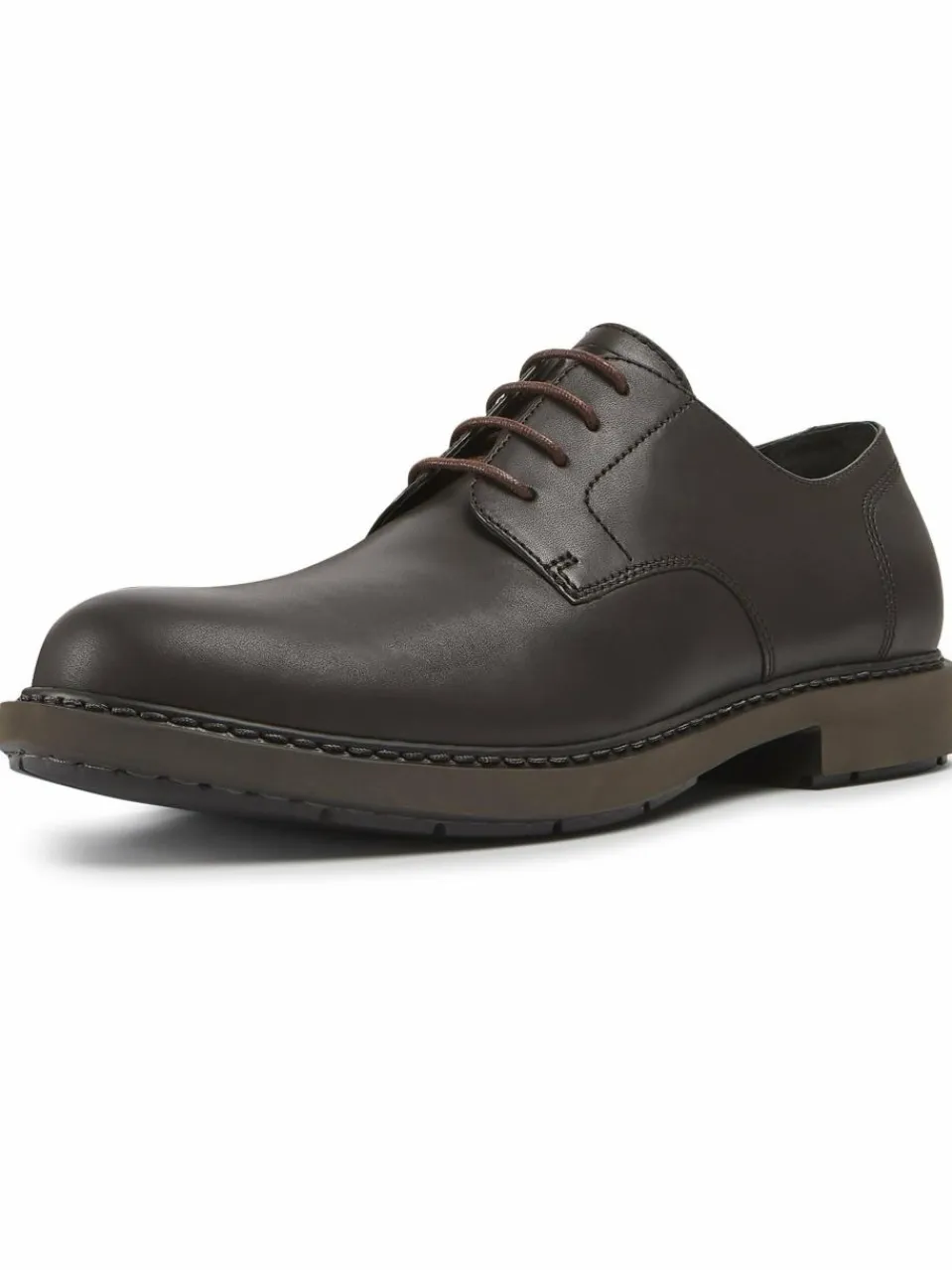 Camper Freizeit-Schuhe<Herren Schnürschuhe - Neuman braun uni