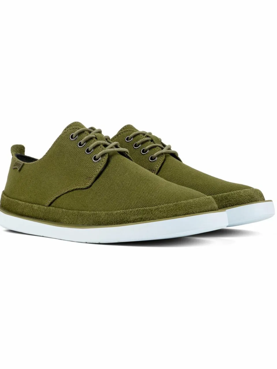 Camper Freizeit-Schuhe<Herren Schnürschuhe - Wagon grün uni