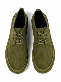 Camper Freizeit-Schuhe<Herren Schnürschuhe - Wagon grün uni