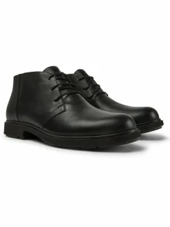 Camper Freizeit-Schuhe|Boots & Stiefeletten<Herren Schnürstiefel - Neuman schwarz uni