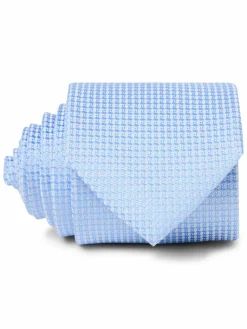 OLYMP Level Five Krawatten & Fliegen<Herren Seidenkrawatte hellblau gemustert