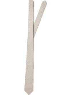 Andrew James Krawatten & Fliegen<Herren Seidenkrawatte beige gepunktet