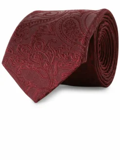 OLYMP Level Five Krawatten & Fliegen<Herren Seidenkrawatte bordeaux gemustert