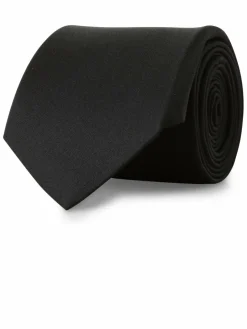 OLYMP Level Five Krawatten & Fliegen<Herren Seidenkrawatte schwarz uni