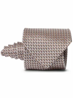 Andrew James Krawatten & Fliegen<Herren Seidenkrawatte taupe gemustert