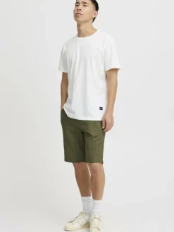 BLEND Hosen<Herren Shorts grün gemustert