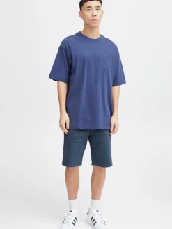 BLEND Hosen<Herren Shorts - BHShorts blau uni