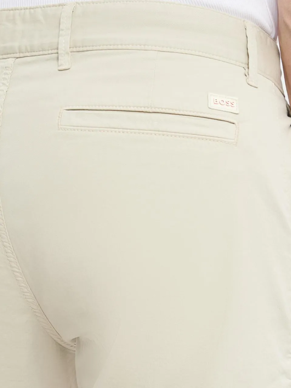 BOSS Orange Hosen<Herren Shorts - Chino Slim beige uni