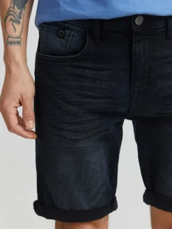 11 Project Jeans<Herren Shorts - PRNias schwarz uni