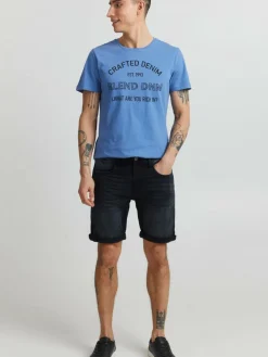 11 Project Jeans<Herren Shorts - PRNias schwarz uni
