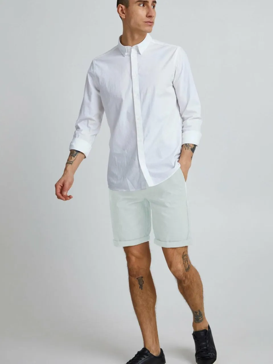 Solid Hosen<Herren Shorts - SDRockcliffe weiß uni