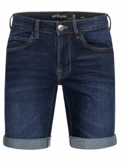 Indicode Jeans<Herren Shorts Jeans - Fife blau uni