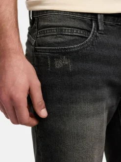 Indicode Jeans<Herren Shorts Jeans - INMCFly anthrazit grau uni