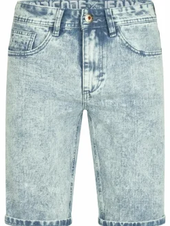 Indicode Jeans<Herren Shorts Jeans - INTempol blau uni