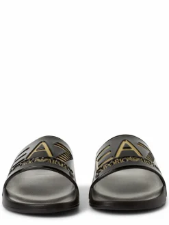 Herren EA7 Emporio Armani Freizeit-Schuhe>Herren Slides