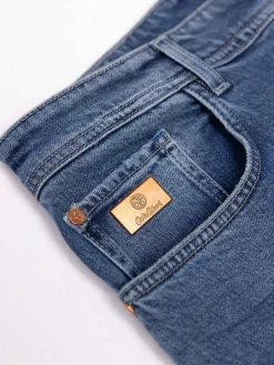 Carlo Colucci Jeans<Herren Slim-fit-Jeans - MIAMI blau uni