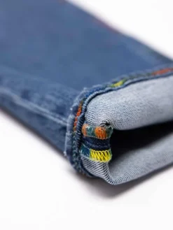 Carlo Colucci Jeans<Herren Slim-fit-Jeans - MIAMI blau uni