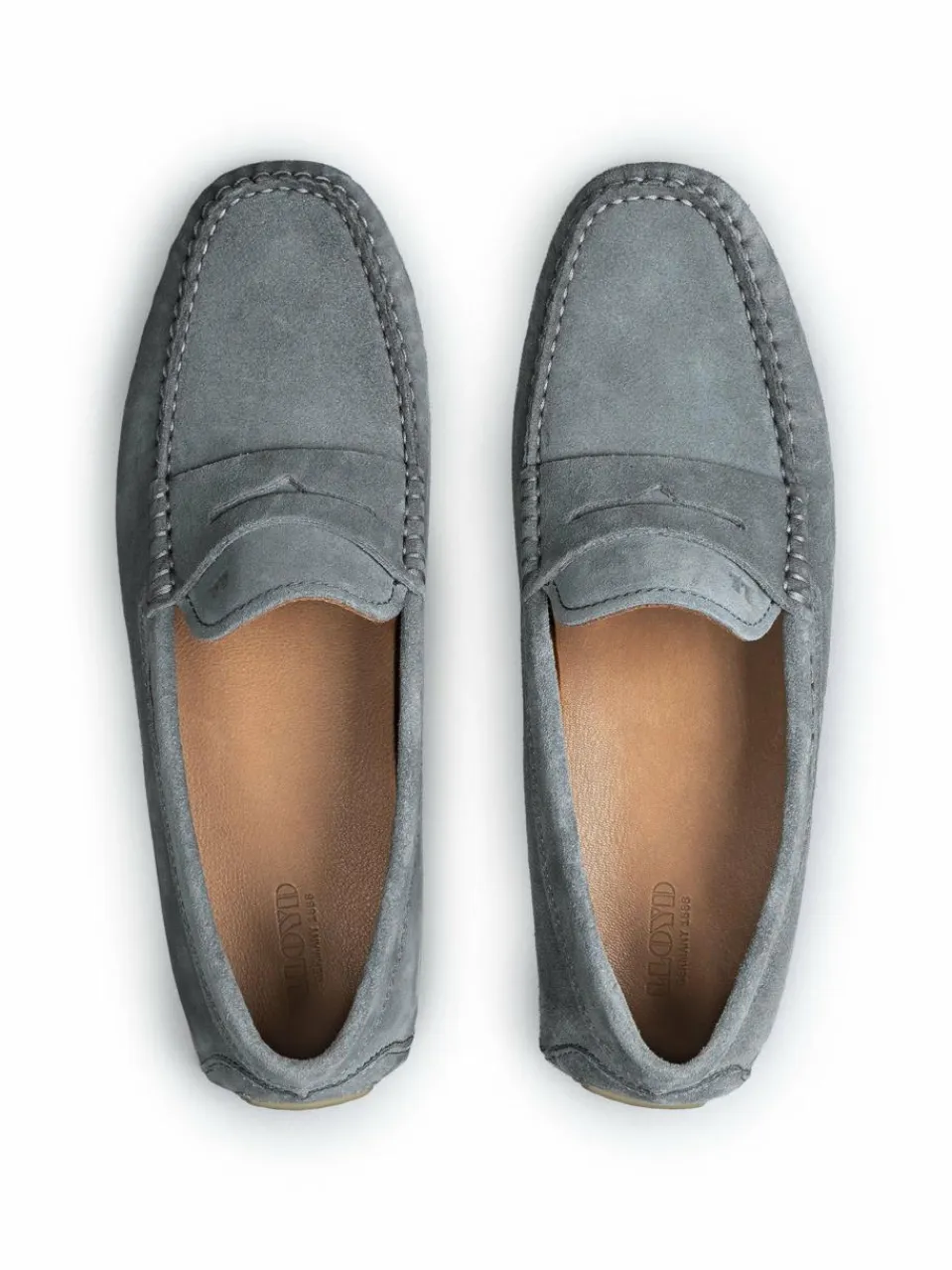 Lloyd Freizeit-Schuhe<Herren Slipper - ELJOS grau uni