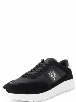 KARL LAGERFELD Freizeit-Schuhe<Herren Sneaker schwarz weiß uni
