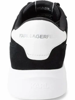 KARL LAGERFELD Freizeit-Schuhe<Herren Sneaker schwarz weiß uni